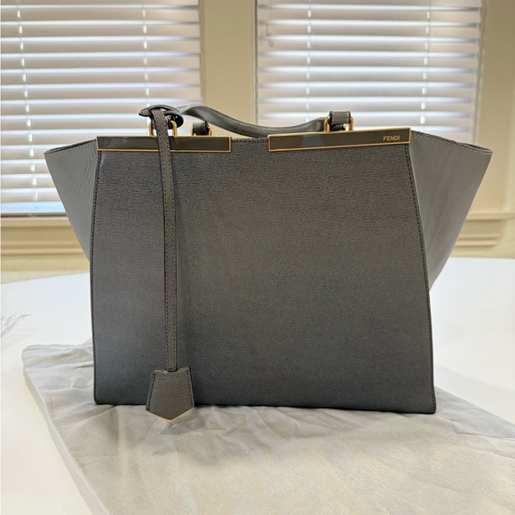 Fendi Handbags - Fendi 3Jours Gray Women's Bag Large